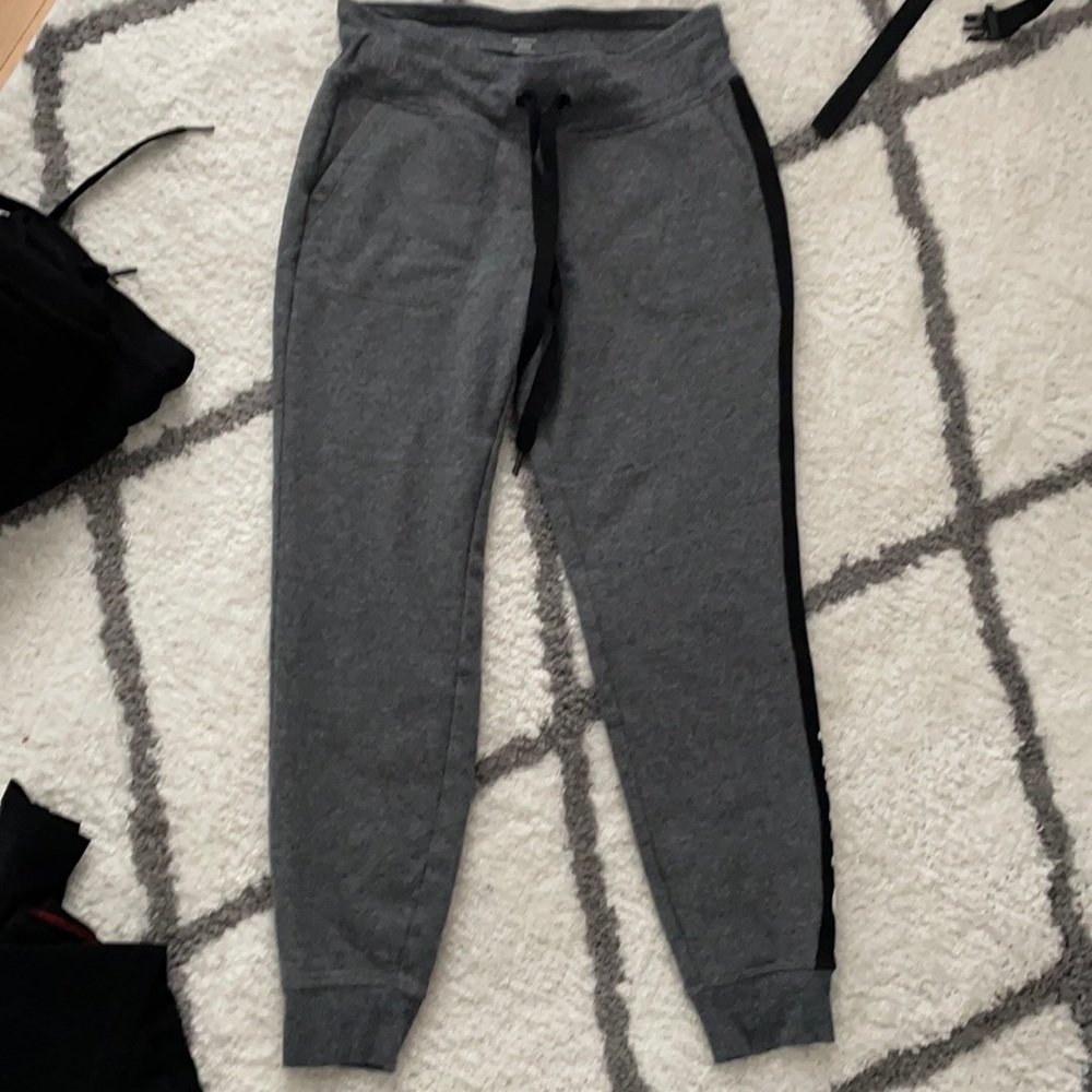 grey calvin klein sweat pants